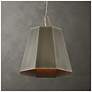 1_Uttermost Granada 15" Wide Weathered Brass 1-Light Pendant