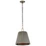 5_Uttermost Granada 15" Wide Weathered Brass 1-Light Pendant more views