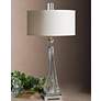 Uttermost Grancona 31 3/4" Clear Twisted Glass Table Lamp