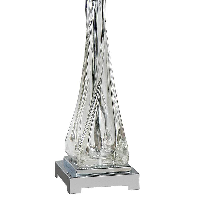 Image 4 Uttermost Grancona 31 3/4 inch Clear Twisted Glass Table Lamp more views