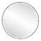 Uttermost Grand Pendulum Black 72 1/4" Round Wall Mirror