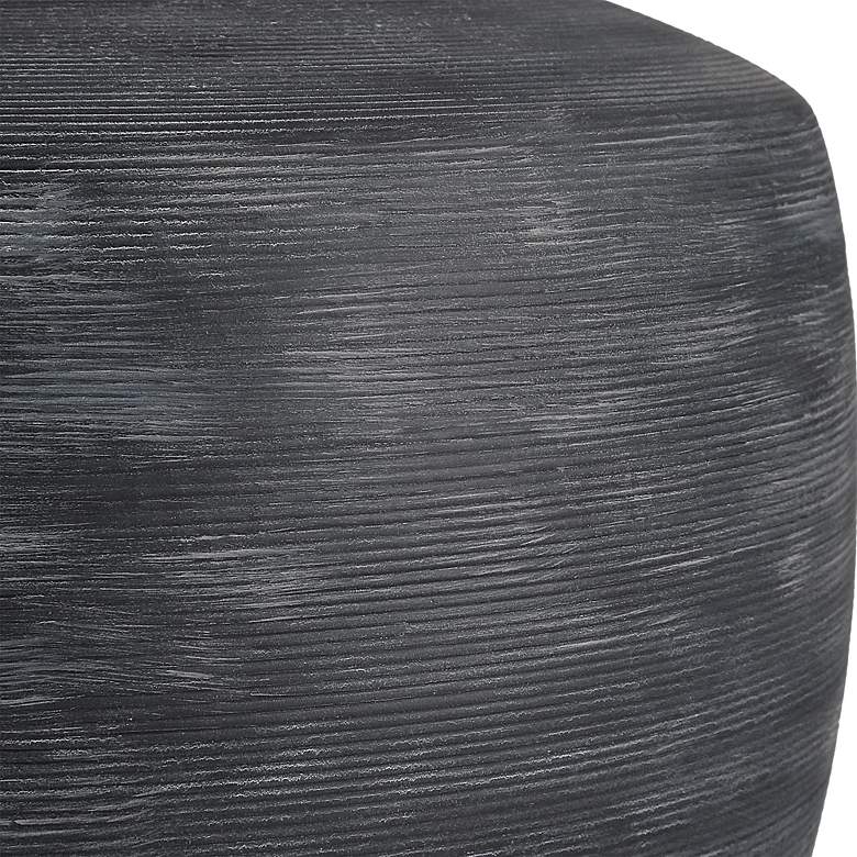 Image 4 Uttermost Graphite 24 1/2" Charcoal Ceramic Table Lamp more views