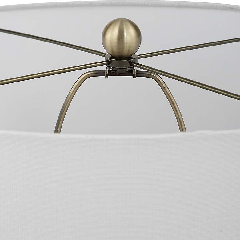 Image 6 Uttermost Graphite 24 1/2" Charcoal Ceramic Table Lamp more views
