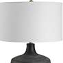 5_Uttermost Graphite Distressed Charcoal Ceramic Table Lamp more views