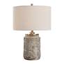 2_Uttermost Graydon 24 1/2" High Dusty Gray Ceramic Table Lamp