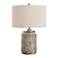 Uttermost Graydon 24 1/2" High Dusty Gray Ceramic Table Lamp