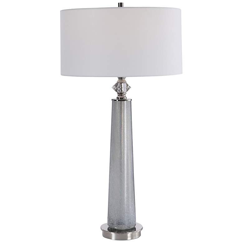 Image 2 Uttermost Grayton 33 inch Speckled Glass Buffet Table Lamp