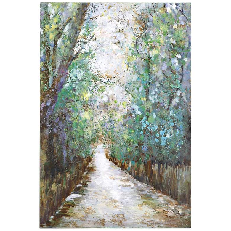 Image 1 Uttermost Greenway 60 inch High Landscape Canvas Wall Art