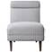 Uttermost Grenada Light Gray and White Accent Chair