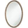 4_Uttermost Greta Faux Wood 34" Round Wall Mirrors Set of 2 more views