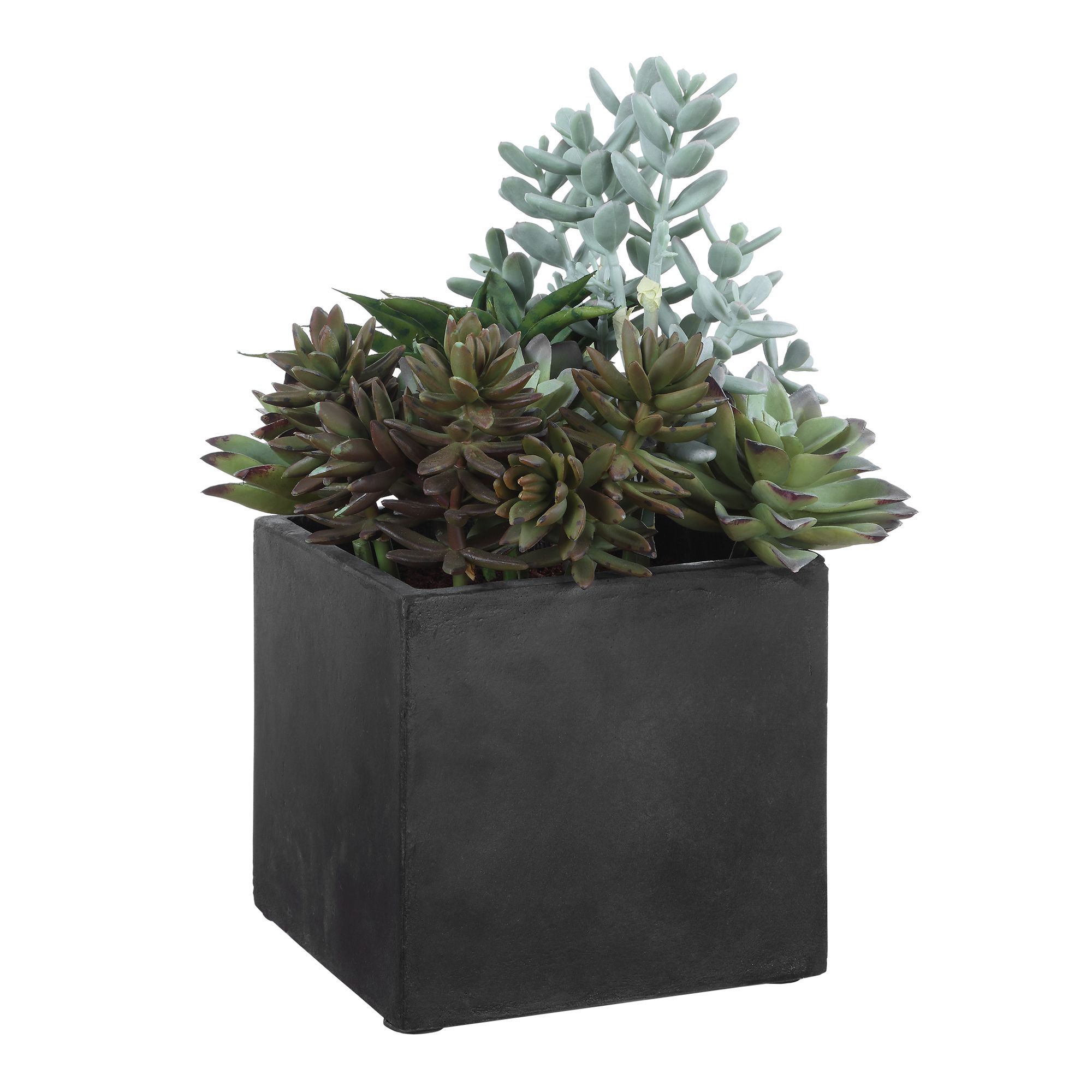 Image 5 Uttermost Greystone 15 3/4"Wide Outdoor Faux Succulent in Planter more views