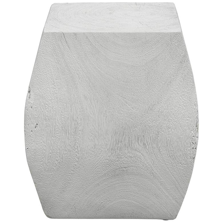 Image 1 Uttermost Grove Ivory Wooden Accent Stool
