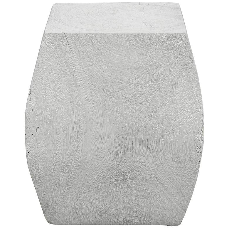 Image 2 Uttermost Grove Ivory Wooden Accent Stool