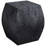 2_Uttermost Grove Rustic Black Wooden Accent Stool