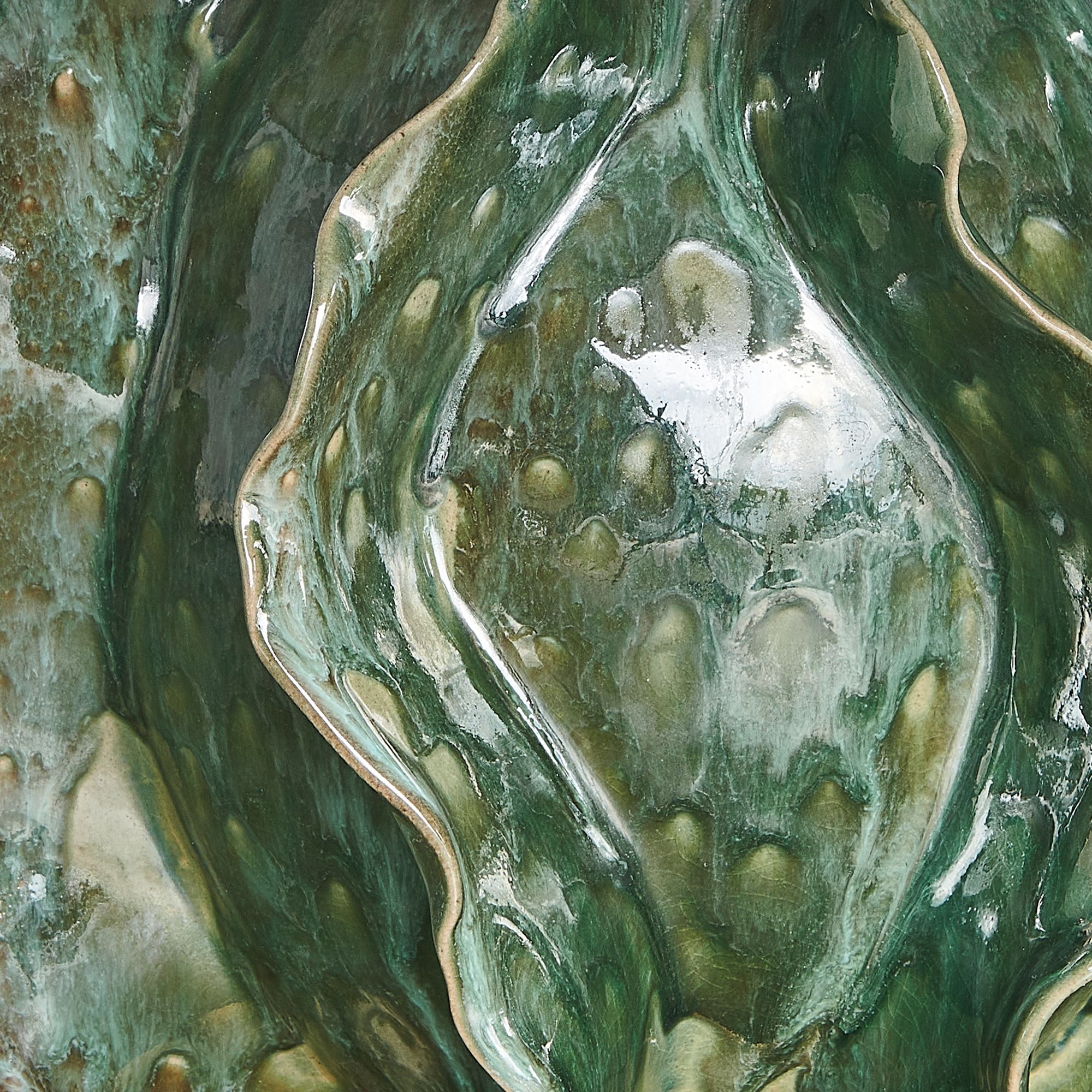 Image 5 Uttermost Guinevere 21 3/8" High Deep Green Ceramic Table Lamp more views
