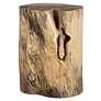 3_Uttermost Habitat Natural Tamarind Wood Accent Stool more views
