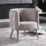 1_Uttermost Haider 26" Wide Champagne Fabric Modern Accent Chair