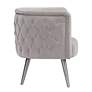4_Uttermost Haider 26" Wide Champagne Fabric Modern Accent Chair more views