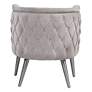 5_Uttermost Haider 26" Wide Champagne Fabric Modern Accent Chair more views