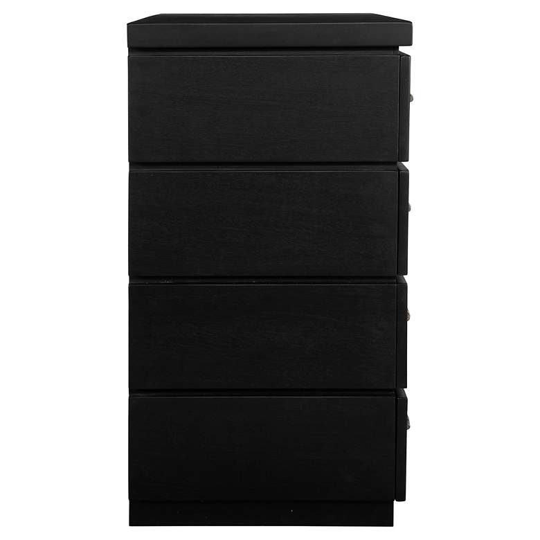 Image 5 Uttermost Halifax 34" Wide x 33 1/4" Black Accent Chest more views