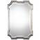 Uttermost Halima Silver Leaf 27" x 40" Wall Mirror