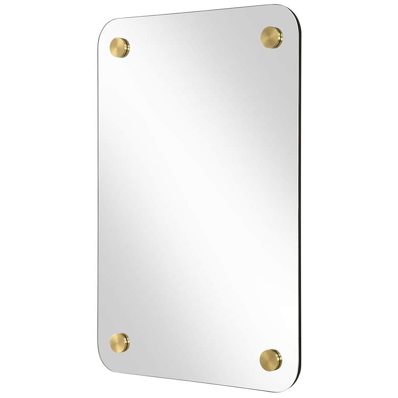 Image 4 Uttermost Hamrick 24" x 36" Frameless Wall Mirror more views