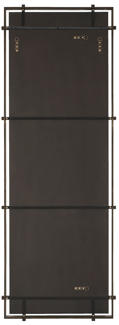 Image 6 Uttermost Hann Bronze 27 1/8" x 74 3/4" Bronze Mirror more views