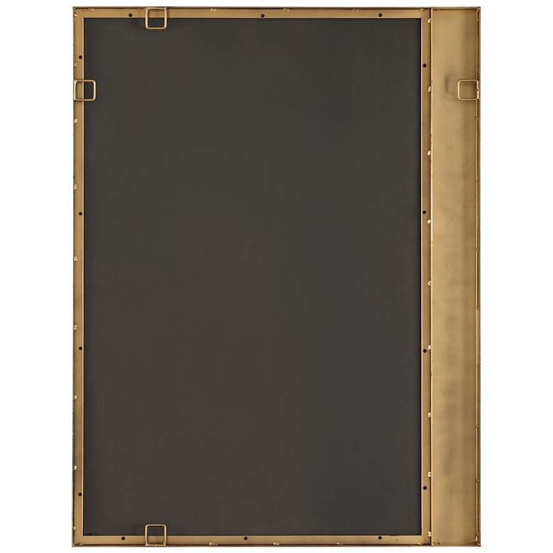 Image 6 Uttermost Hanover 35 7/8" x 26 3/4" Brown Marble Mirror more views