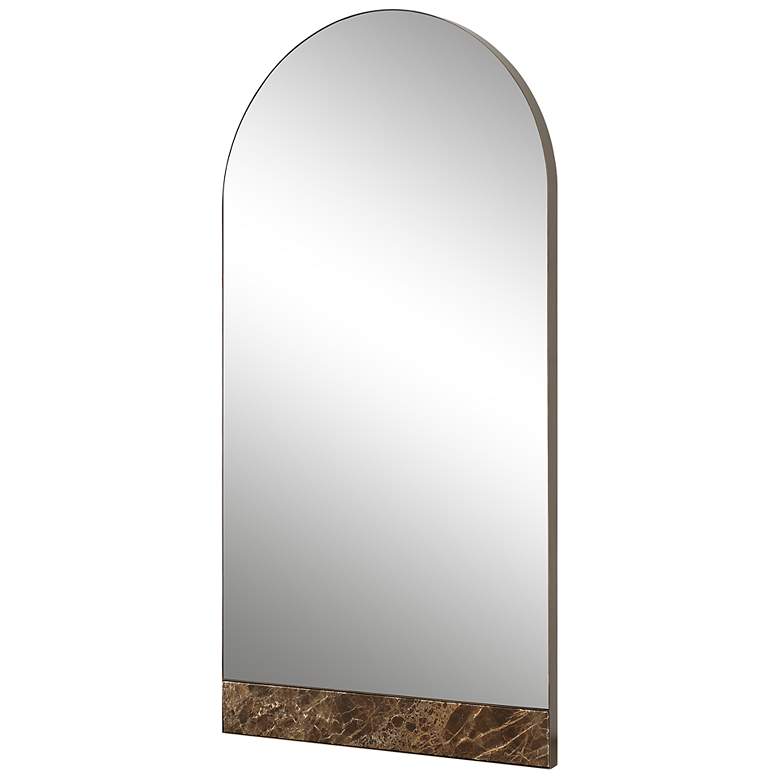 Image 4 Uttermost Hanover 78 3/4" High Brown Marble Arch Mirror more views
