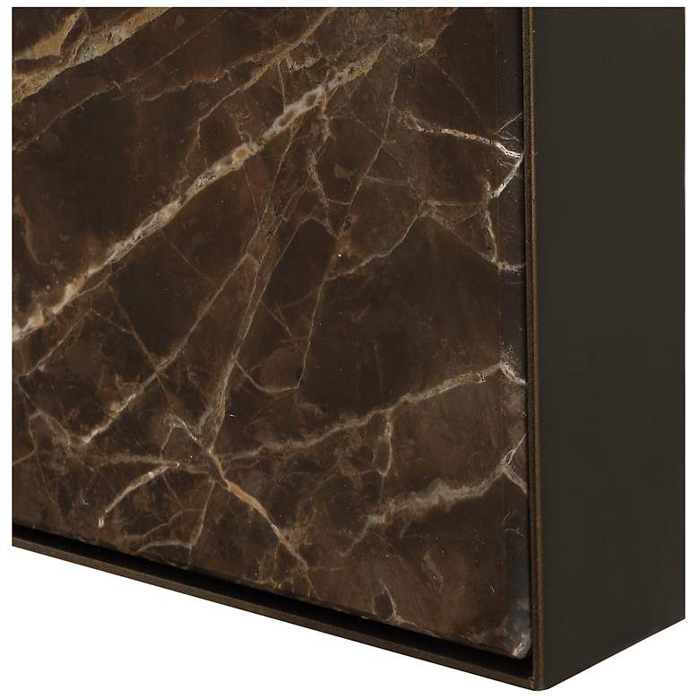 Image 5 Uttermost Hanover 78 3/4" High Brown Marble Arch Mirror more views