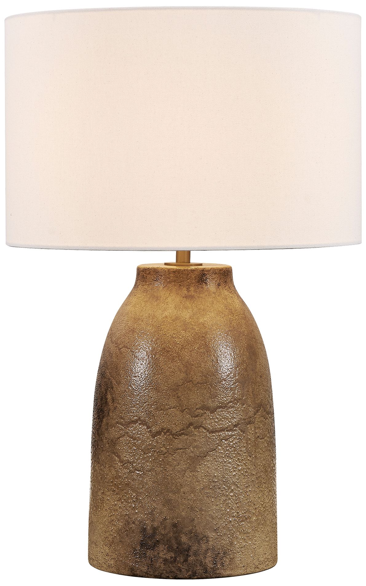 Image 2 Uttermost Harris 28 1/4" Mottled Brown Ceramic Table Lamp