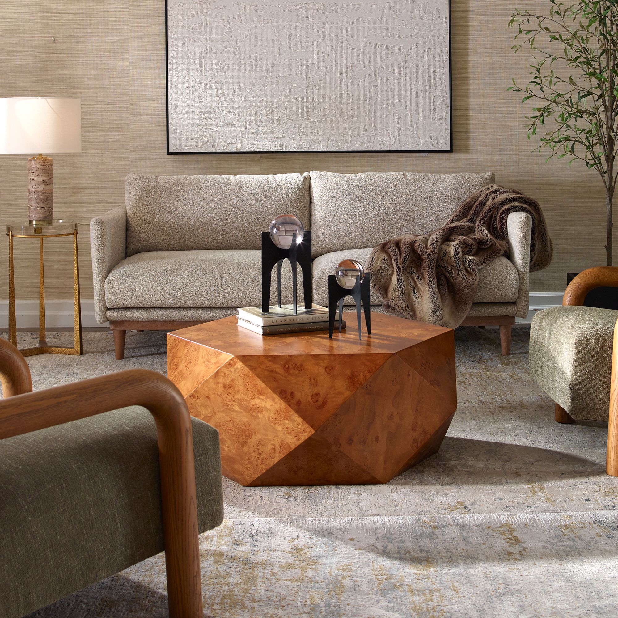 Image 4 Uttermost Harris 40" Wide Coffee Table more views
