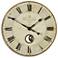 Uttermost Harrison 23" High Battery Powered Vintage Gray Wall Clock