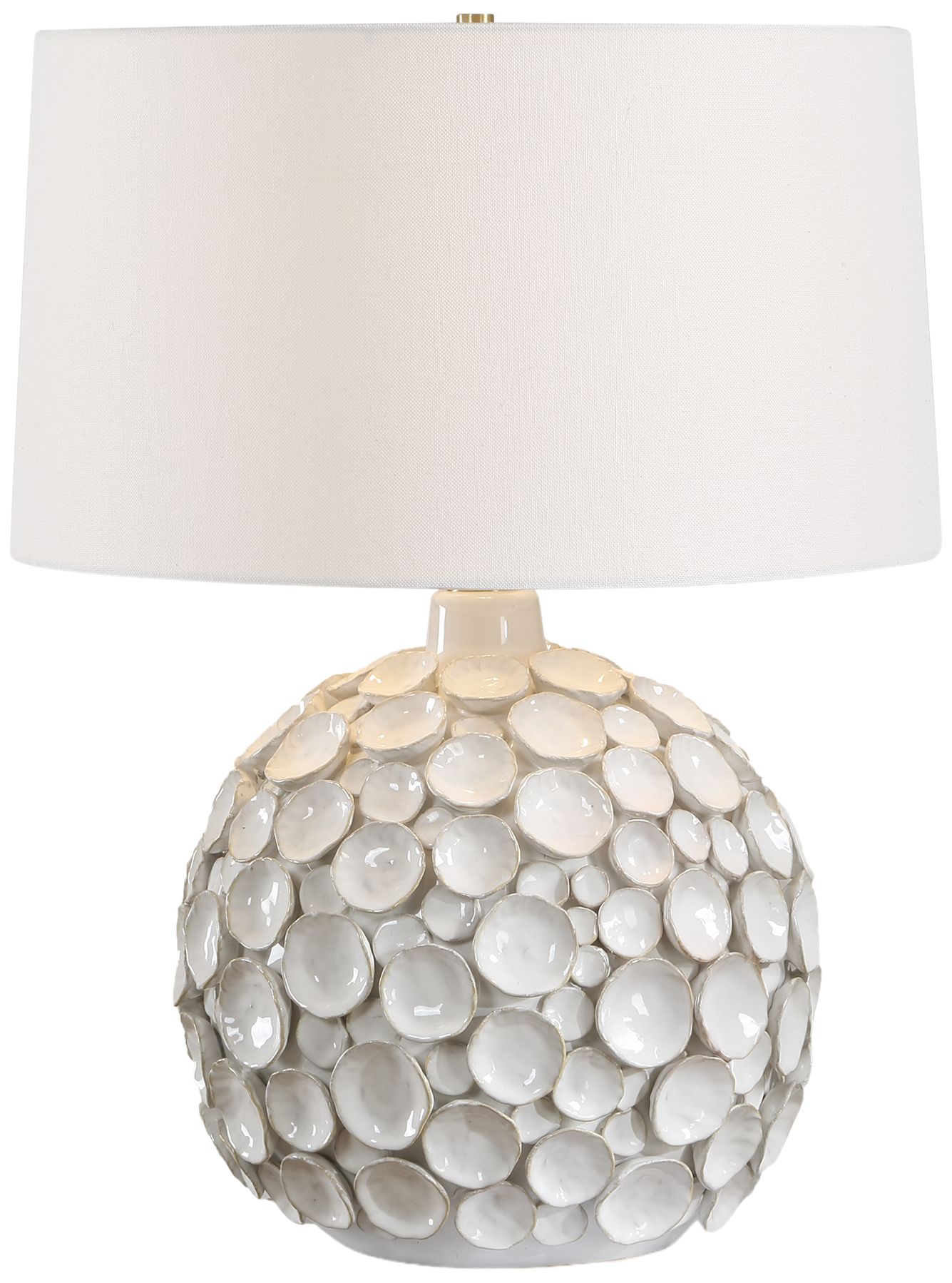 Image 2 Uttermost Hartley 25 1/2" Warm White Ceramic Table Lamp