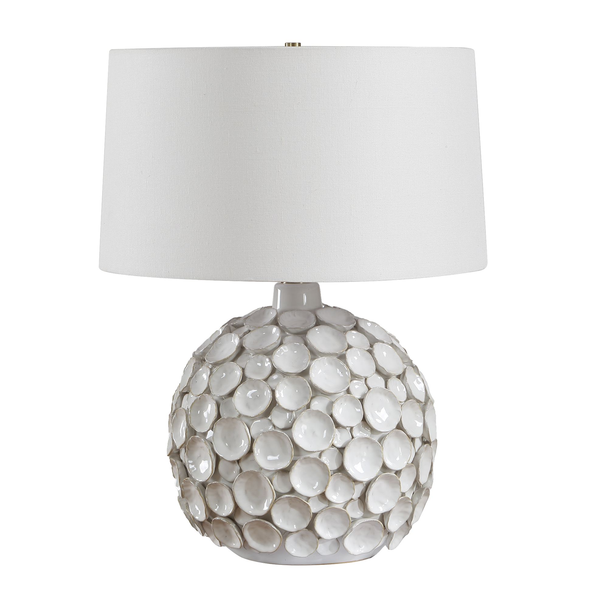 Image 4 Uttermost Hartley 25 1/2" Warm White Ceramic Table Lamp more views