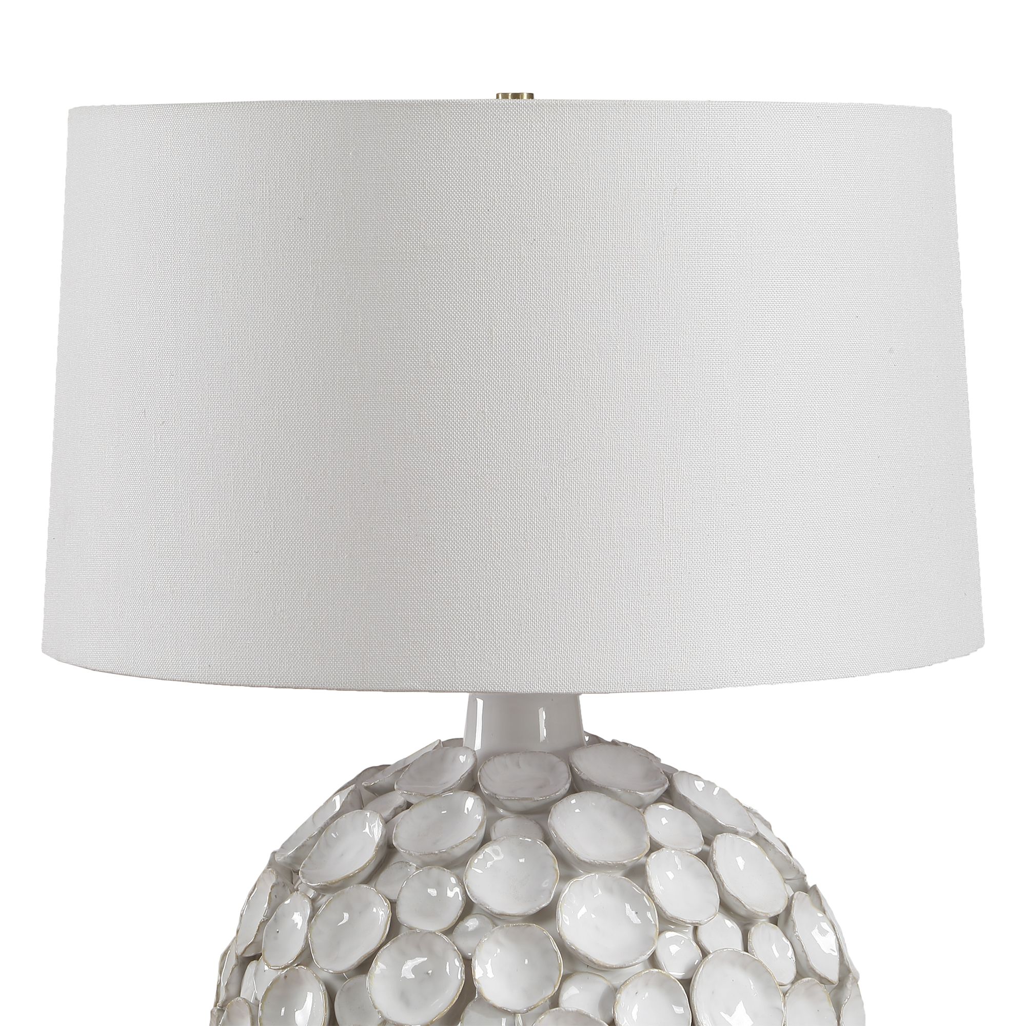 Image 6 Uttermost Hartley 25 1/2" Warm White Ceramic Table Lamp more views