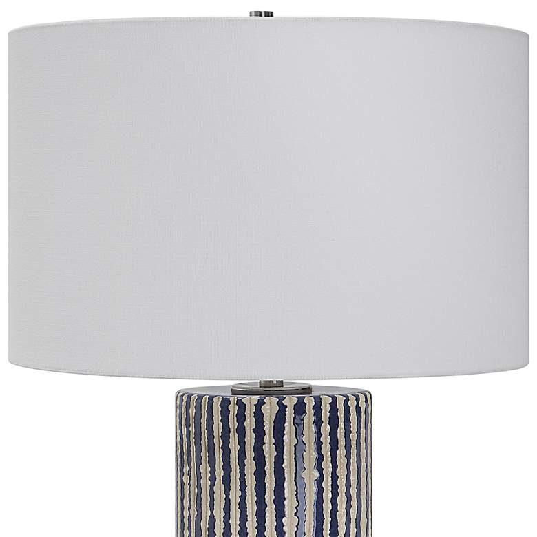 Image 3 Uttermost Havana 27 1/2" Cobalt Blue and White Ceramic Table Lamp more views