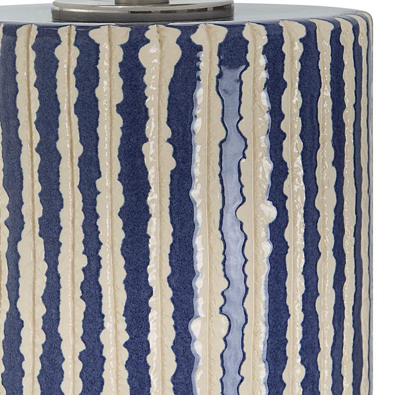 Image 5 Uttermost Havana 27 1/2 inch Cobalt Blue and White Ceramic Table Lamp more views