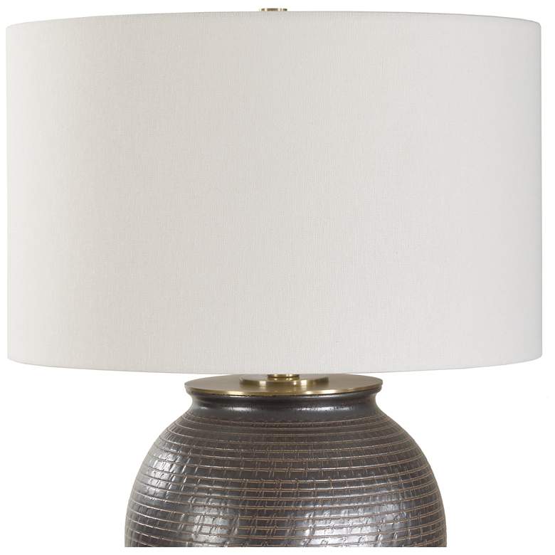 Image 4 Uttermost Hawkins 25 1/4" Bronze Ceramic Table Lamp more views