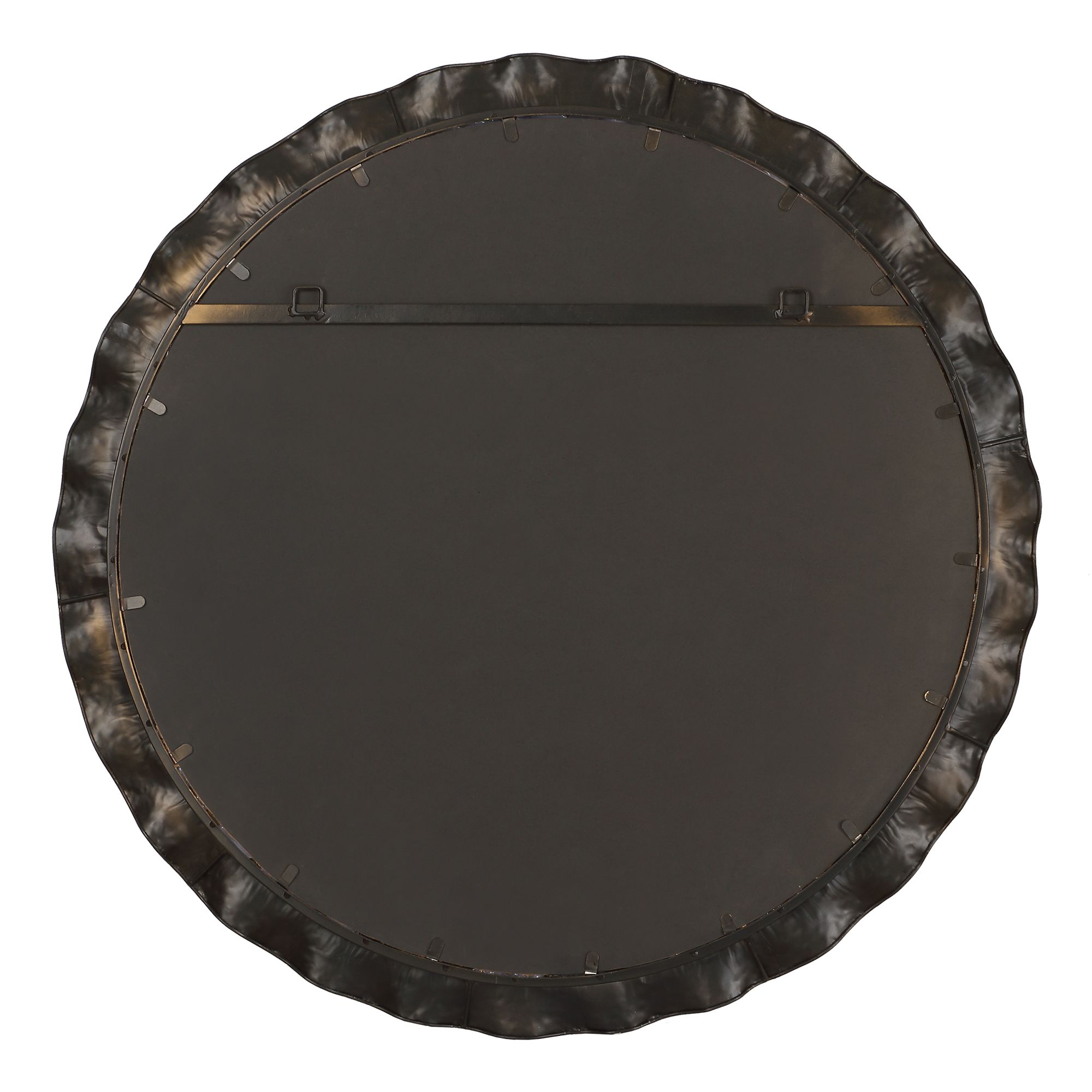 Image 6 Uttermost Haya Gold 39 3/4" Round Wall Mirror more views