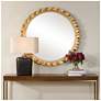 1_Uttermost Haya Gold 39 3/4" Round Wall Mirror