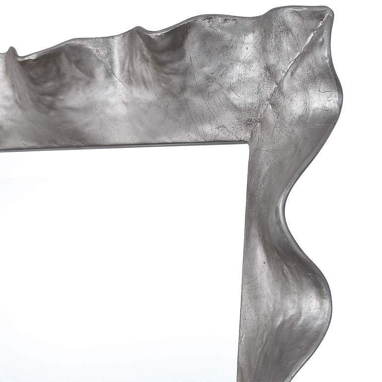 Image 6 Uttermost Haya Silver Leaf 28 1/4" x 40" Wall Mirror more views