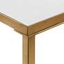 5_Uttermost Hayley 60" Wide Glass and Gold Console Table more views