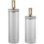 Thumbnail2 of Uttermost Hayworth Clear Seeded Glass Containers Set of 2