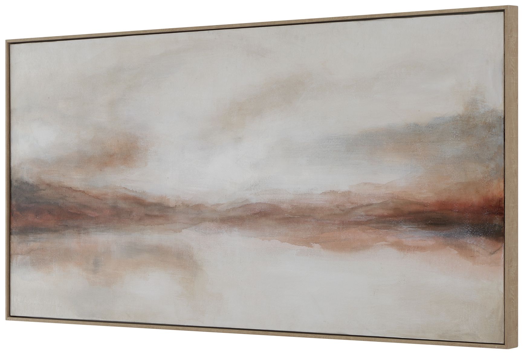 Image 4 Uttermost Haze in the Horizon 61" W x 31" H Framed Hand Painted Canvas more views