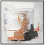 1_Uttermost Heat of the Moment 41" Square Hand Painted Framed Canvas Wall Art