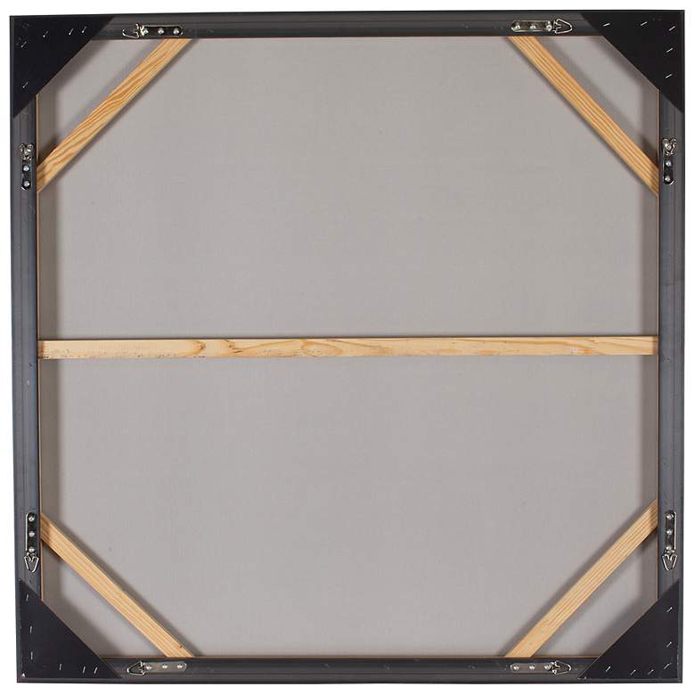 Image 4 Uttermost Heat of the Moment 41" Square Hand Painted Framed Canvas Wall Art more views