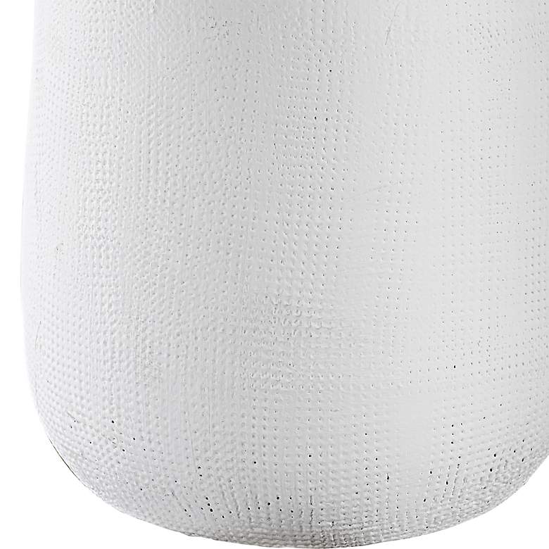 Image 6 Uttermost Heir 25 1/2" Chalk White Matte Ceramic Vase Table Lamp more views