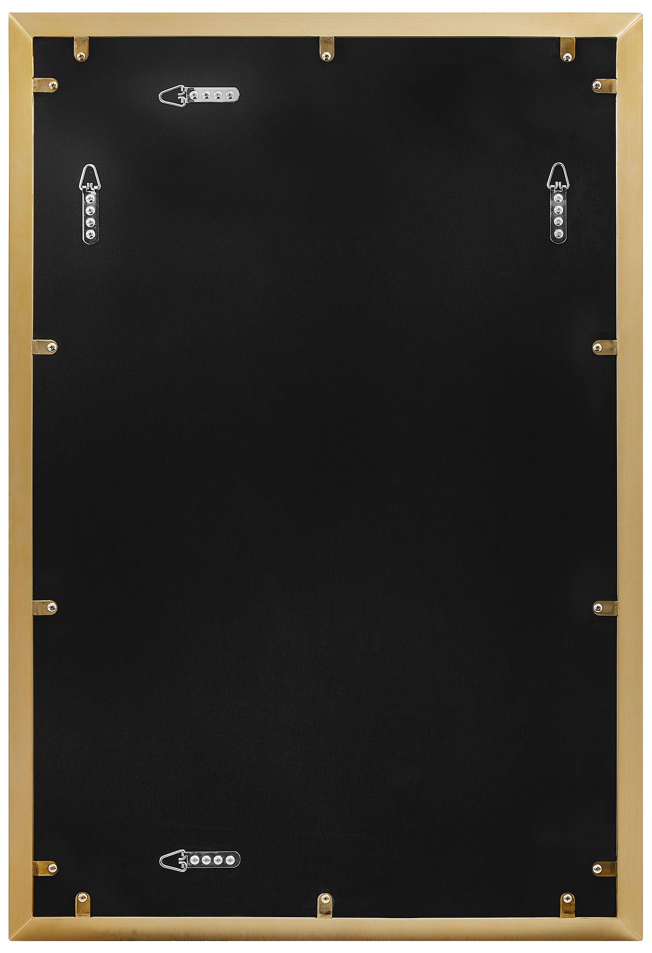 Image 6 Uttermost Heisler 25 1/2" Wide x 37 1/2"  High Brass Wall Mirror more views