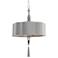 Uttermost Helena 22" Wide Silver and Chrome Pendant Light